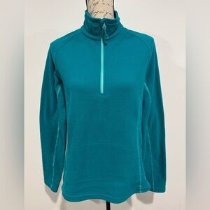 Mountain Hardwear Teal Quarter-Zip Sweatshirt